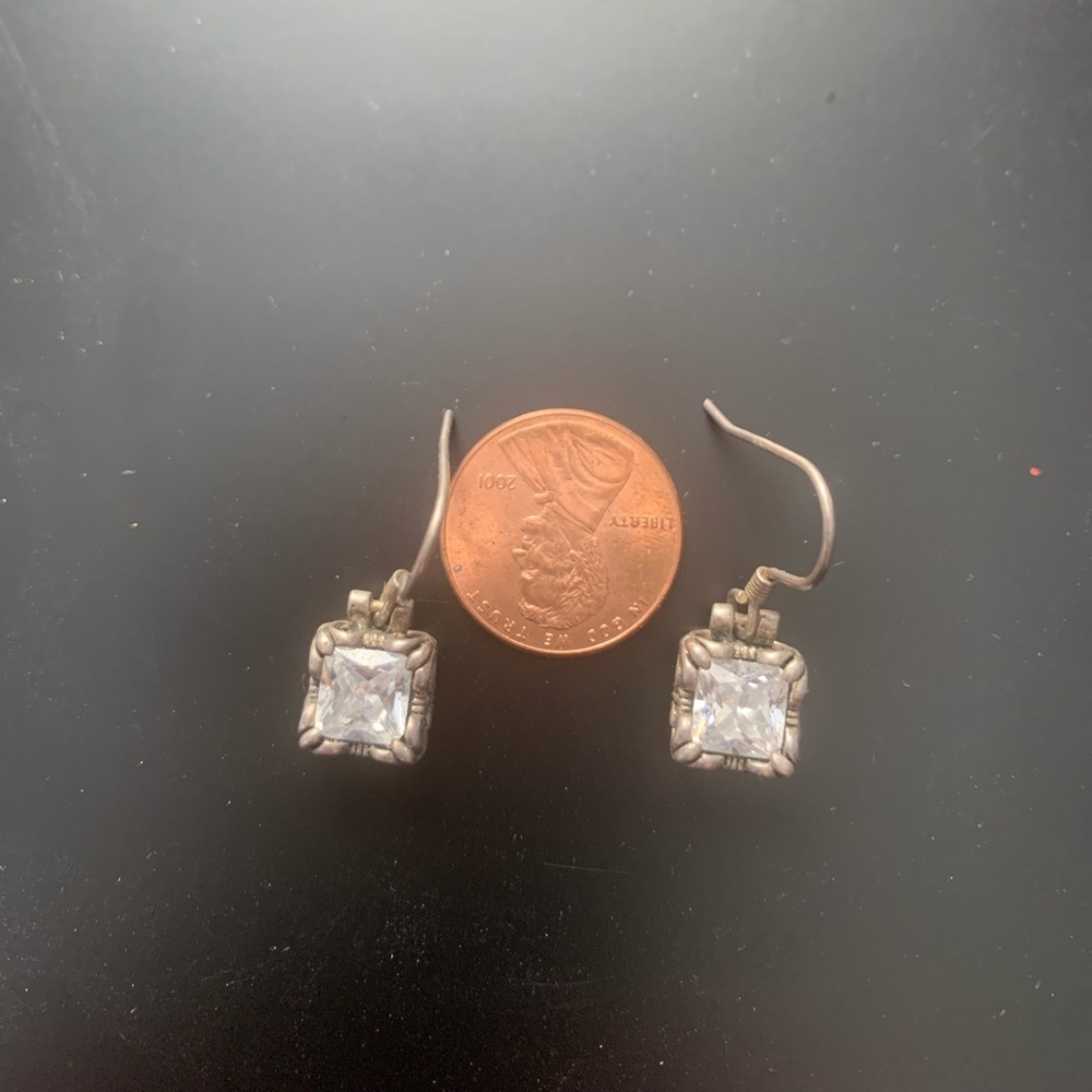 Silpada crystal drop earrings
